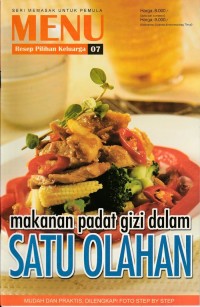 Makanan Padat Gizi Dalam Satu Olahan