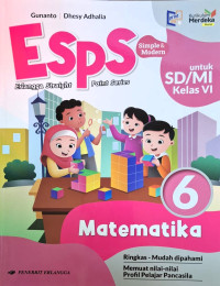 Image of ESPS Matematika untuk SD/MI Kelas VI Kurikulum Merdeka Edisi Revisi