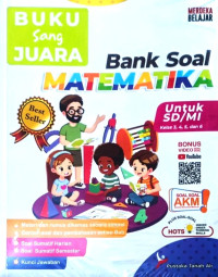 Image of Bank Soal Matematika Untuk SD/MI Kelas 3, 4, 5 dan 6