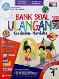 Image of Buku Pintar Bank Soal Ulangan untuk SD/MI Kelas 1
